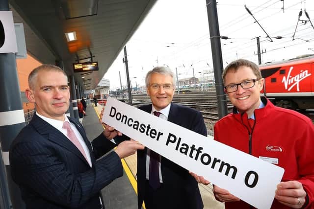Platform 0 was opened at Doncaster train station this morning