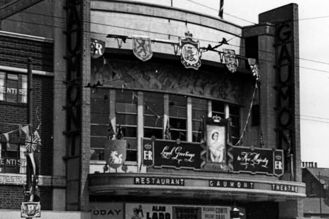 The Gaumont as it would have looked at the time of Buddy Holly's visit.