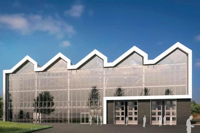 Artists impression of the new rail college in Doncaster.