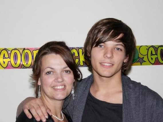 Louis Tomlinson with his late mum Johannah