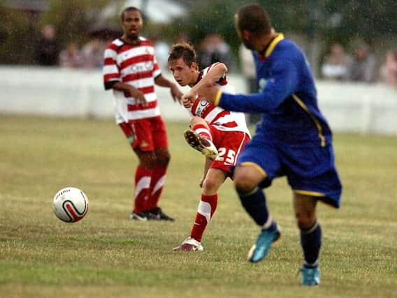 James Baxendale in action for Doncaster Rovers.