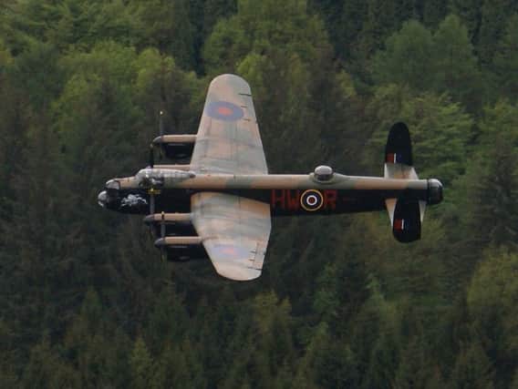 The Lancaster soared over Doncaster - albeit a few weeks behind schedule.