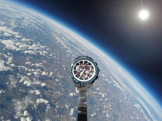 The watch in space.