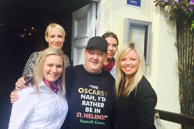 Comedian Johnny Vegas has also stayed at the Crown.