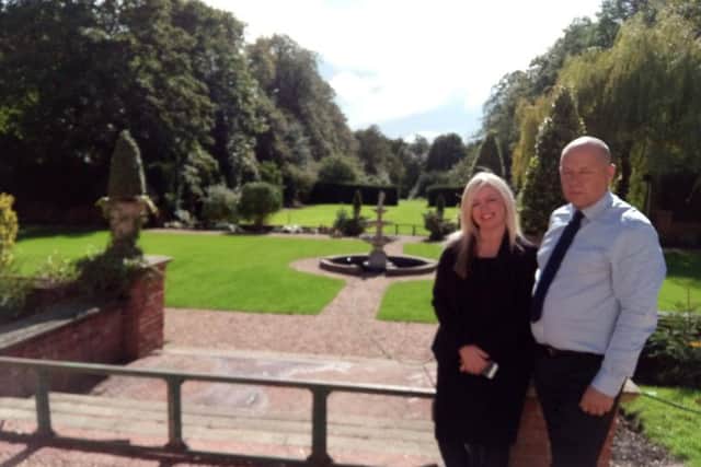 The gardens at Bawtry Hall