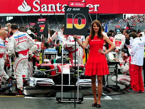 The row over the dropping of "grid girls" has sparked a mixed reaction.
