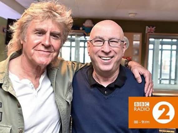 John Parr with Ken Bruce. (Photo: BBC Radio 2).