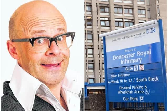 Comedian Harry Hill was once a doctor at Doncaster Royal Infirmary.