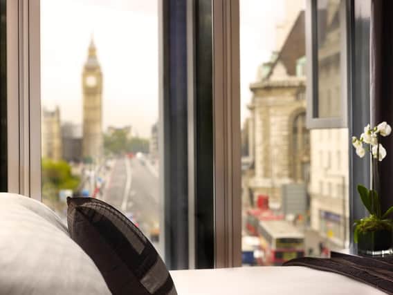 The Park Plaza Westminster Bridge offers stunning views of London.