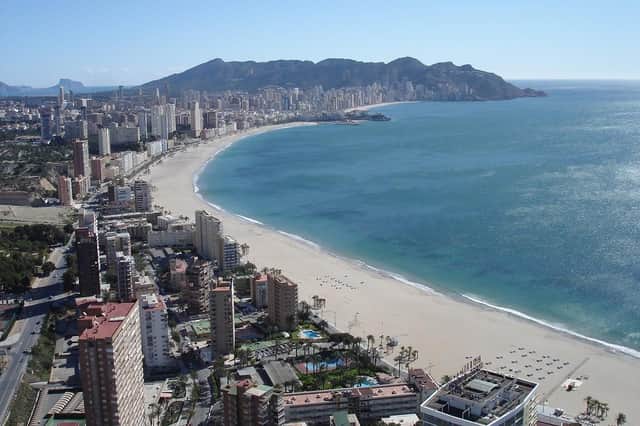The incident is said to have happened in Benidorm.