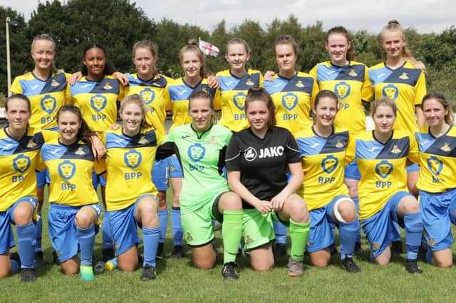 The current Doncaster Rovers Belles squad