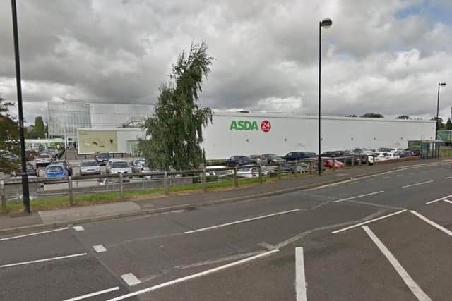 The incident took place at the Doncaster Asda branch