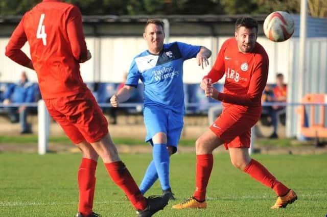 Action from Rossington Main's clash with Parkgate. Picture: Russ Sheppard