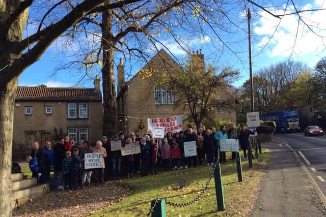 Residents of Hickleton are urging Doncaster Council to build the planned bypass
