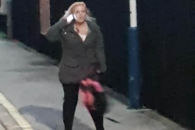 Do you recognise this woman? 

Officers investigating an incident where a train guard was verbally abused and then assaulted are looking to identify her in connection with the incident