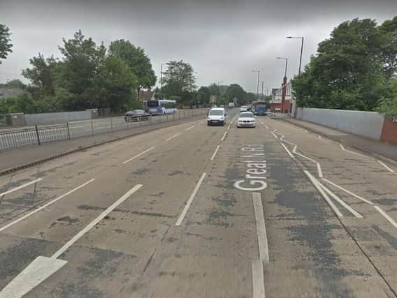A lorry and two cars have been involved in a collision in Doncaster this morning