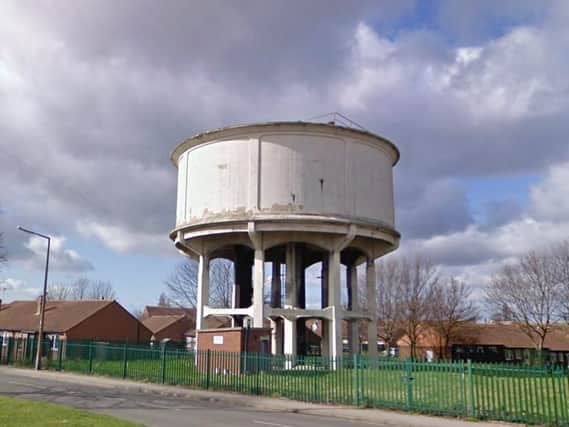 Work is due to start next week todemolish a disusedwater tower in Rossington in Doncaster.