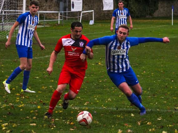 Action from Armthorpe's clash with Hallam