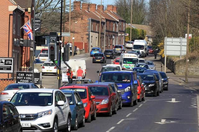The A630 in Conisbrough is one of seven pollution hotspots identified by Doncaster Council.