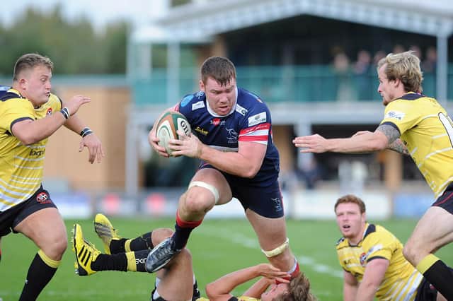 Ollie Stedman - pictured during his previous spell with Doncaster Knights.