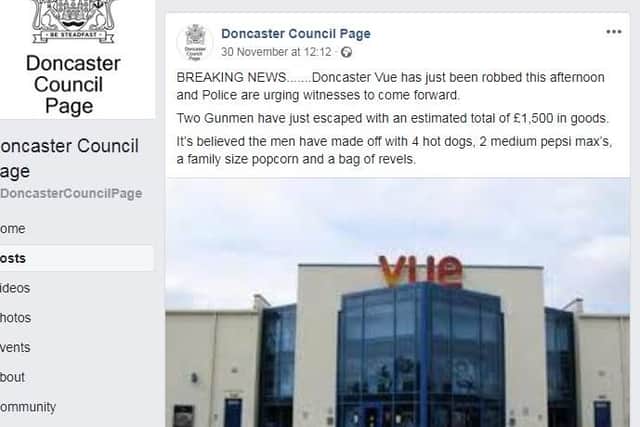 The Doncaster Council Page group on Facebook.
