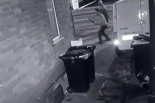 Men involved in a horror Boxing Day attack in Doncaster were captured on CCTV