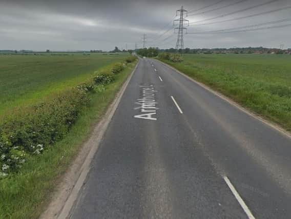 Two cars crashed on Armthorpe Lane, Armthorpe, Doncaster, over the weekend