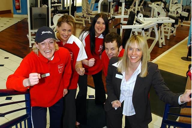 Showing their support for the British Heart Foundation's sponsored 5km jog and mini-marathon in Cantley Park on Sunday (30 January) are Fitness First's Balby, Doncaster staff, from left, studio and events manager Nicki Green, Sarah Martin, Leanne Hague, Neil Dixon and general manager Joanne Sharp.