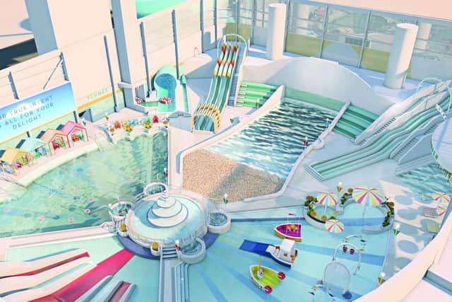 An artist's impression of the new pool