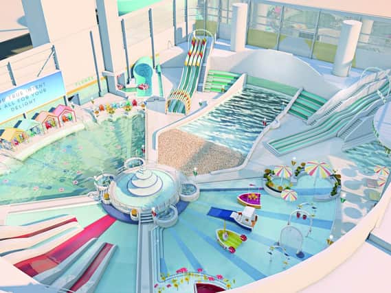 An artist's impression of the new pool