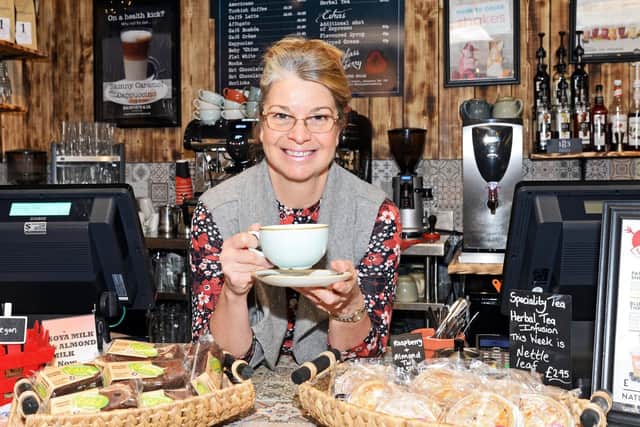 Beverley Georgiou, owner, pictured. Picture: Marie Caley NDFP-08-01-19-GlassStrawberry-10