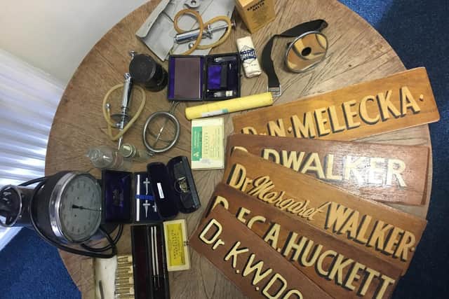 Instruments used by GPs at Kingthorne Group Practice