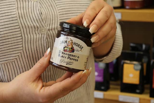 Strawberry and black pepper Jam, The Jam Horse.