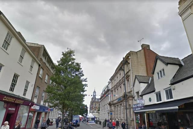 A cannabis farm was found in the middle of Doncaster town centre yesterday