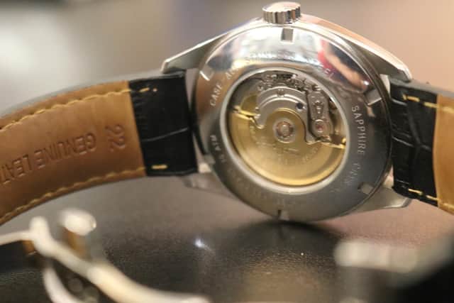 Guy Holland's bespoke watch which went to the G7 summit.