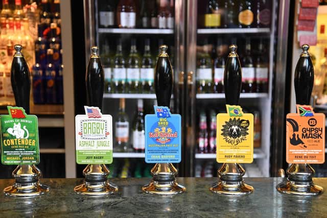 There will be beers from around the world
