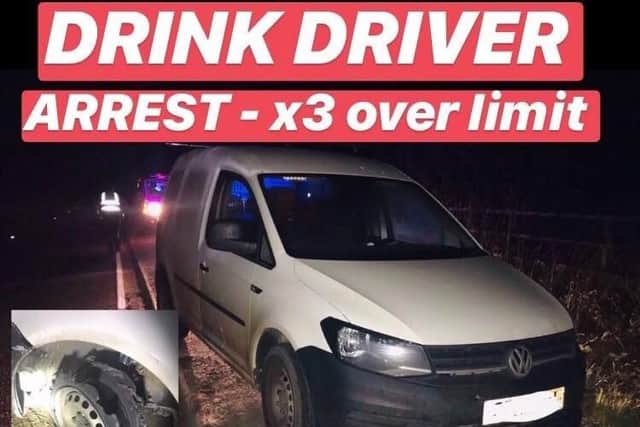 Isle of Axholme Community Police Team arrest man three times the legal limit for drinking and driving