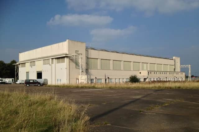 Hangar which dates back to the Second World War at Doncaster's Robin Hood Airport