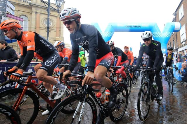 Tour de Yorkshire 2019 stage1 Doncaster to Selby. Doncaster start. Picture: Chris Etchells