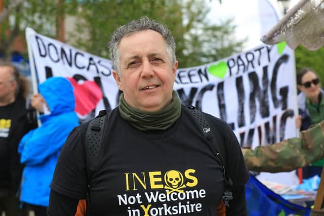 Doncaster Town ward councillor Dave Shaw who is also involved in the Frack Free South Yorkshire group