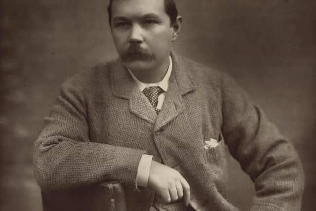Sir Arthur Conan Doyle by Herbert Rose Barraud in 1893