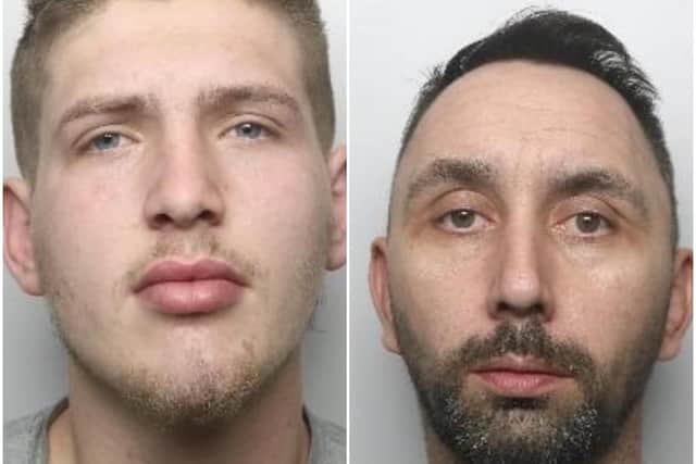 Lewis Darcy and Alan Forster were jailed during a hearing held at Sheffield Crown Court on Tuesday, May 22