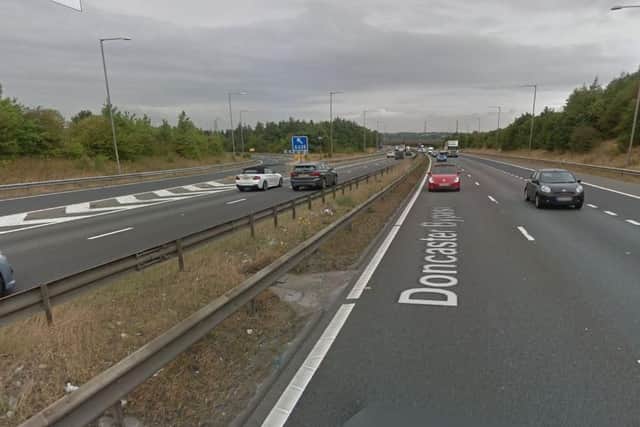 Emergency services are dealing with a collision on the A1, near Doncaster,  this morning