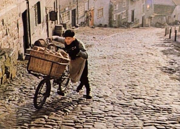The iconic boy on the bike advert