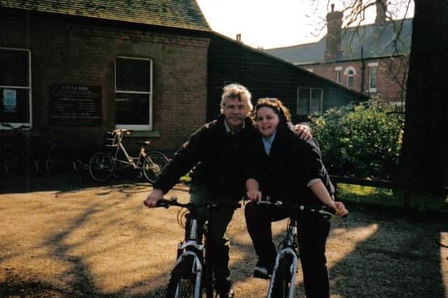 Vic Leeson, from Epworth, with her dad Raym, who died from Stage 4 Bowel cancer aged 59