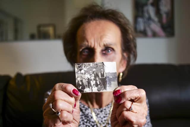 Joyce Burgin with the only photo she has of her uncle Herbert Wells, who took part in the D-Day landings (pic: Scott Merrylees)