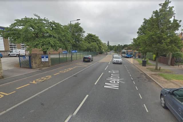 A child was struck by a car in Sprotbrough this morning