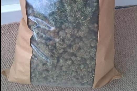 A kilo of cannabis was found in a house in Mexborough