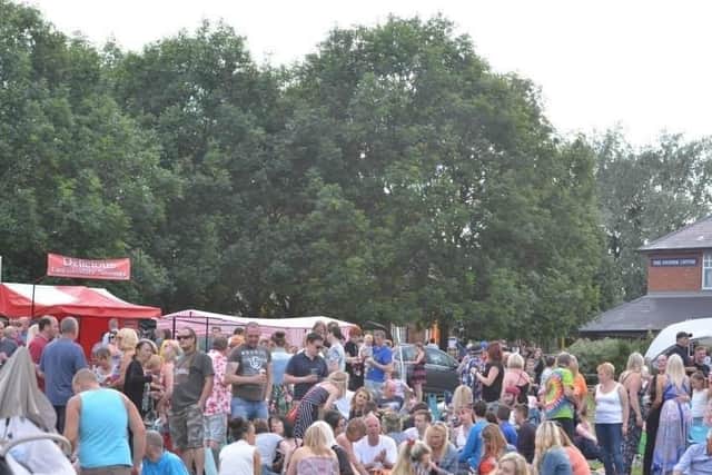 Launch night of Conisbrough Music Festival in 2015