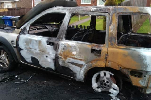 Witnesses to an arson attack in Doncaster are being urged to contact South Yorkshire Police